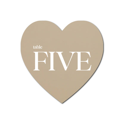 Individually Personalized Wedding Prints on Diecut Cardstock - Shape S92