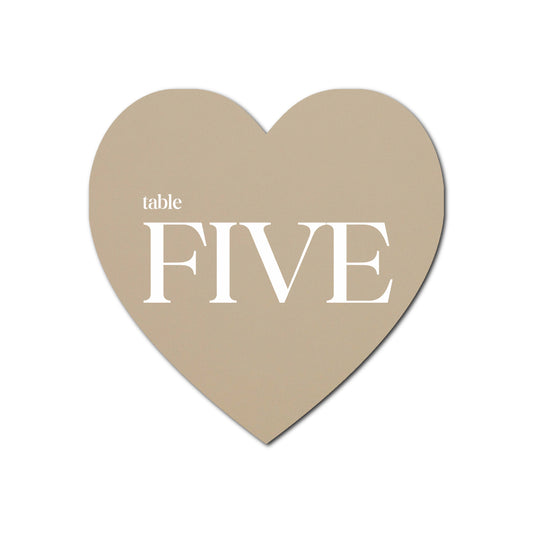 Individually Personalized Wedding Prints on Diecut Cardstock - Shape S92