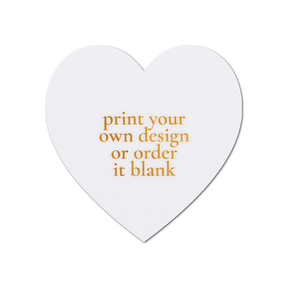 Custom Wedding Prints on Diecut Shaped Cardstock | Shape S92