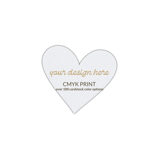 Shape S93 Diecut Card | CMYK Print | 2.75" x 2.75"