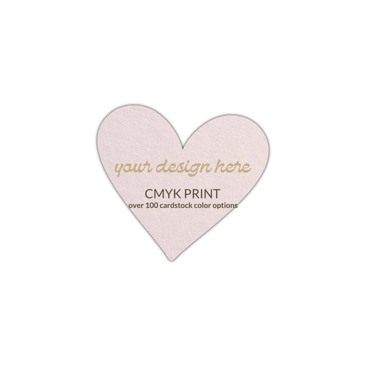 Shape S93 Diecut Card | CMYK Print | 2.25" x 2.25"