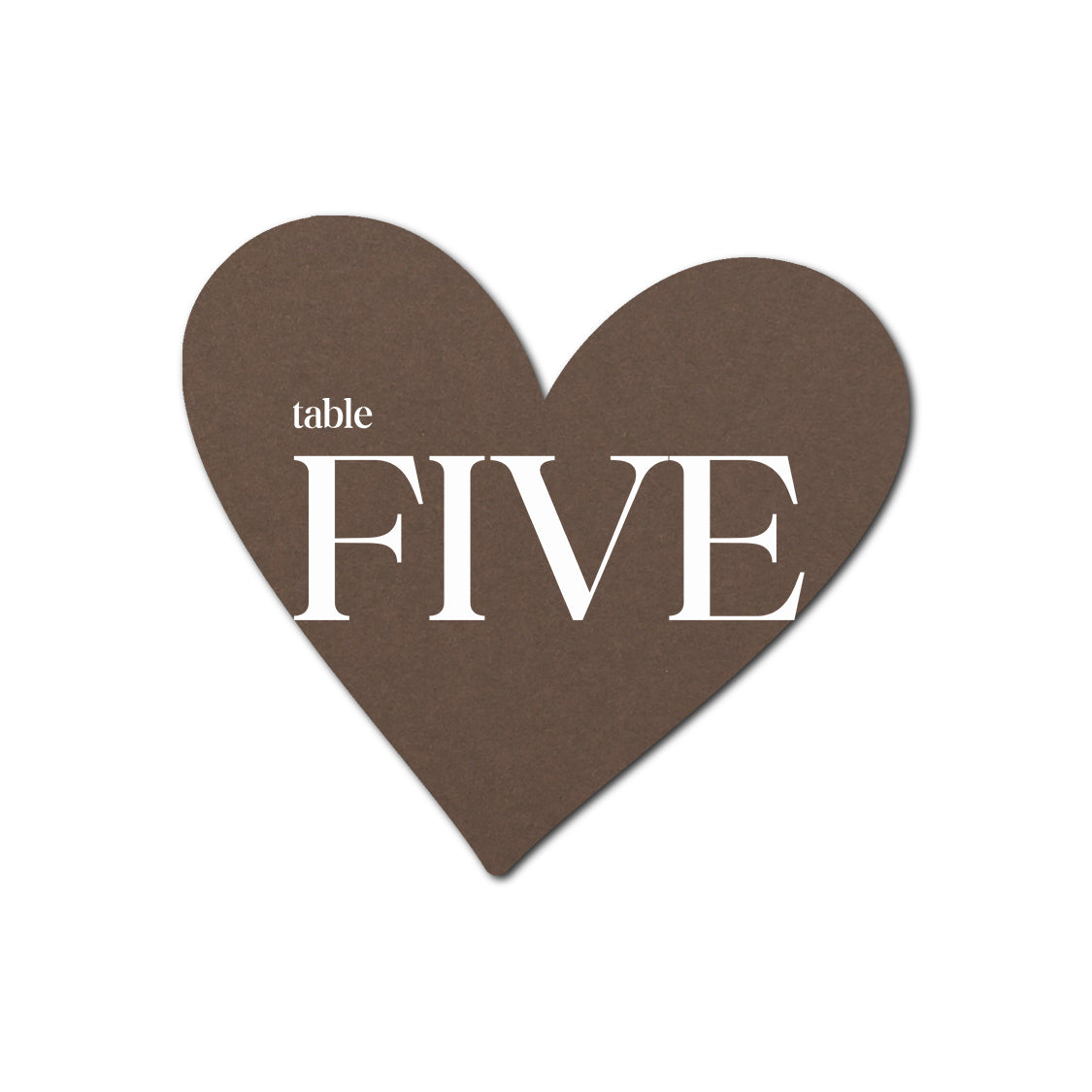 Individually Personalized Wedding Prints on Diecut Cardstock - Shape S93