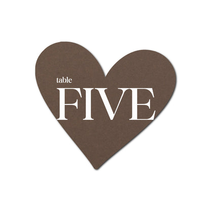 Individually Personalized Wedding Prints on Diecut Cardstock - Shape S93