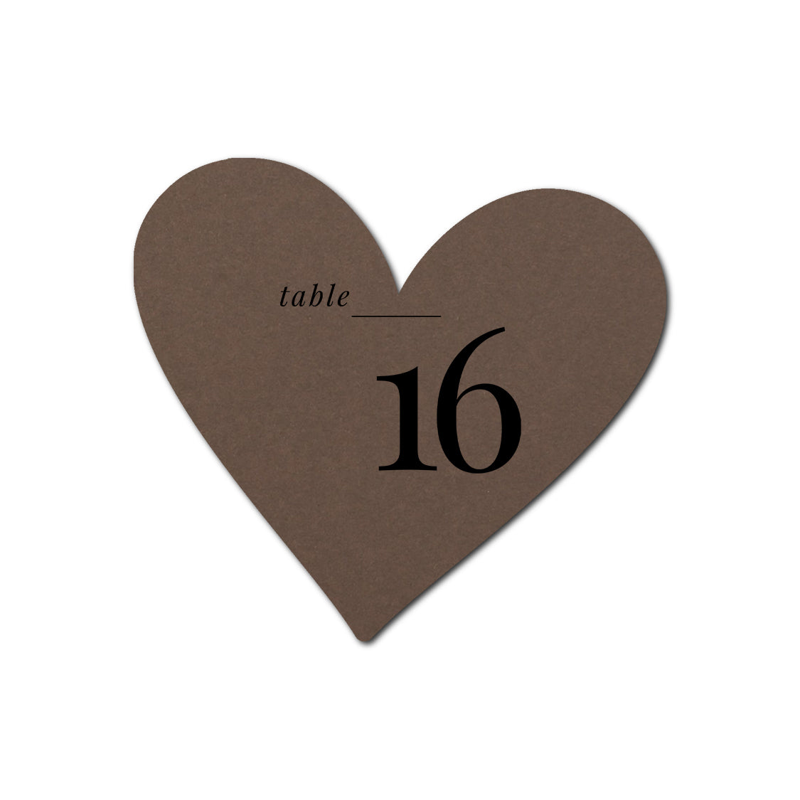 Individually Personalized Wedding Prints on Diecut Cardstock - Shape S93