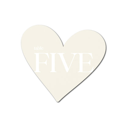 Individually Personalized Wedding Prints on Diecut Cardstock - Shape S93