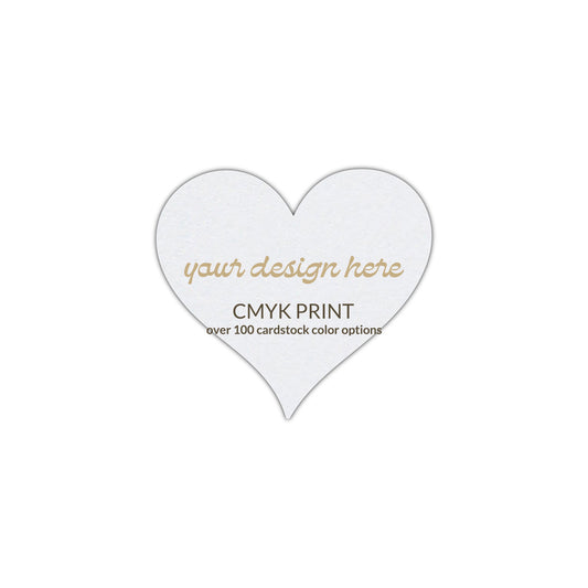 Shape S94 Diecut Card | CMYK Print | 3" x 3"