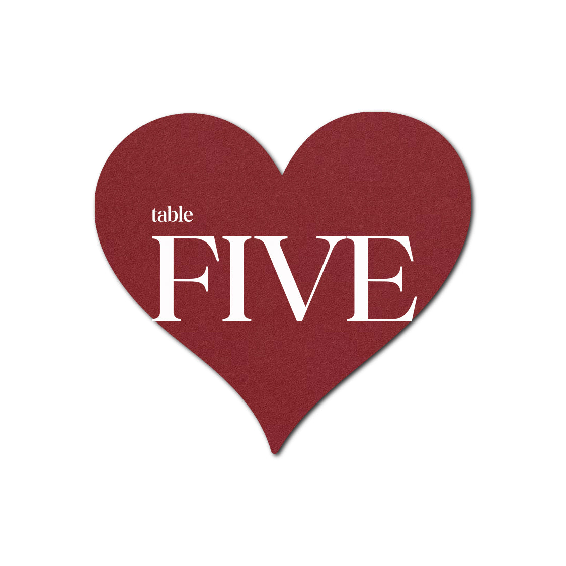Individually Personalized Wedding Prints on Diecut Cardstock - Shape S94