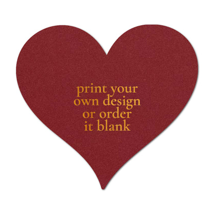 Custom Wedding Prints on Diecut Shaped Cardstock | Shape S94