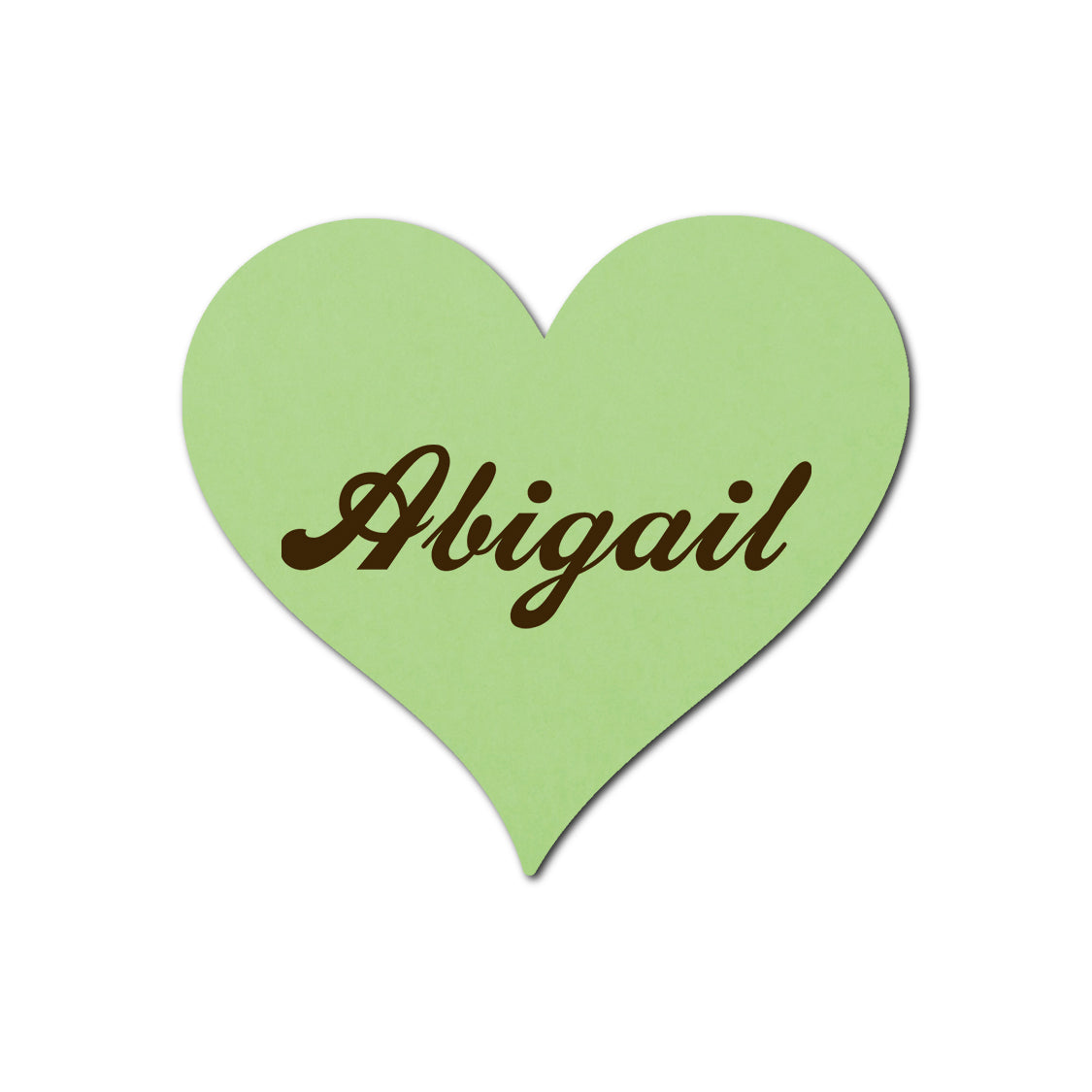 Individually Personalized Wedding Prints on Diecut Cardstock - Shape S94