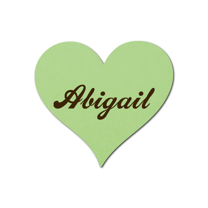 Individually Personalized Wedding Prints on Diecut Cardstock - Shape S94