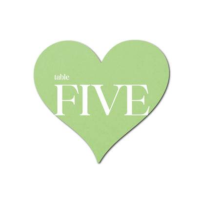 Individually Personalized Wedding Prints on Diecut Cardstock - Shape S94