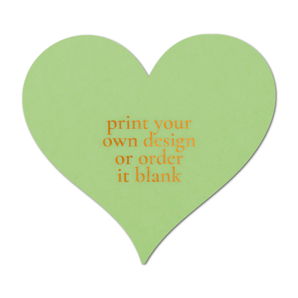 Custom Wedding Prints on Diecut Shaped Cardstock | Shape S94