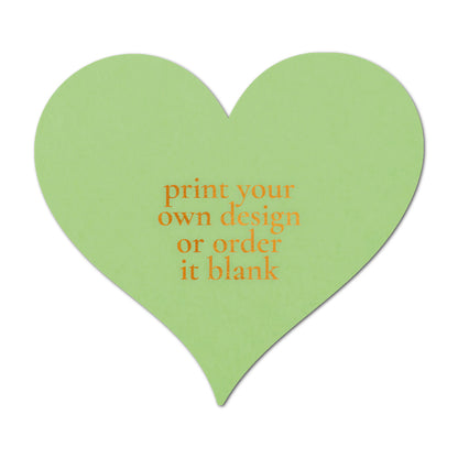 Custom Wedding Prints on Diecut Shaped Cardstock | Shape S94