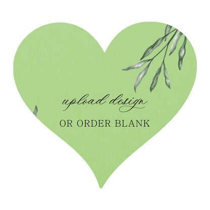 Custom Wedding Prints on Diecut Shaped Cardstock | Shape S94