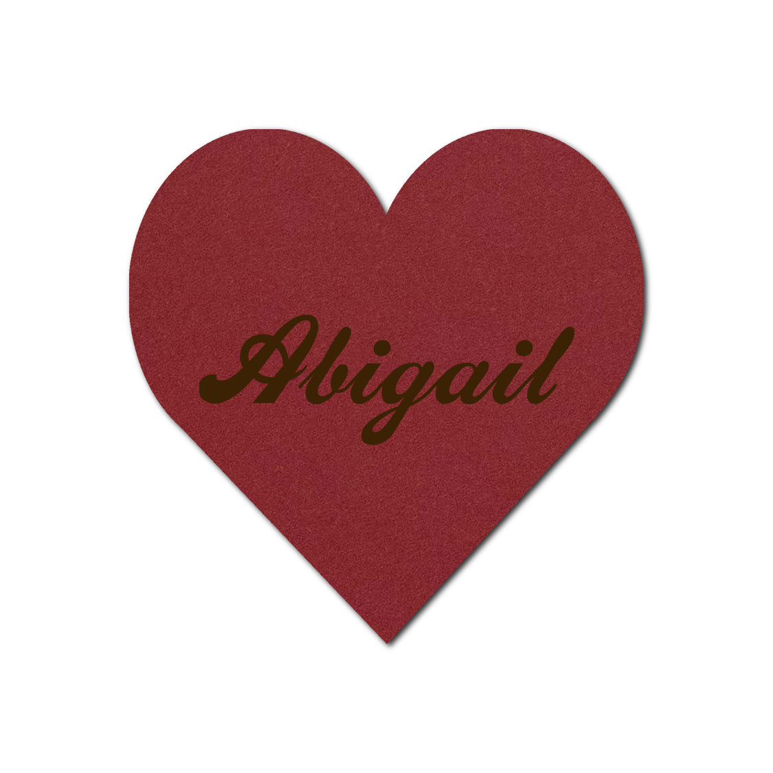 Individually Personalized Wedding Prints on Diecut Cardstock - Shape S95