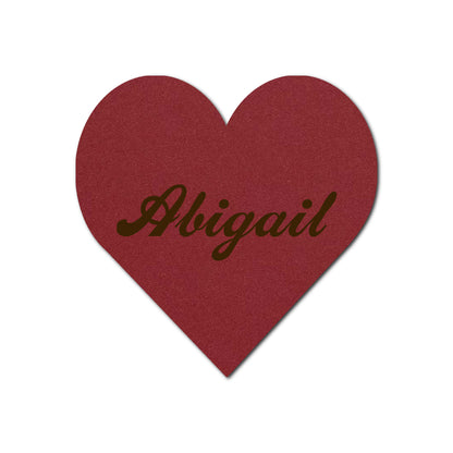 Individually Personalized Wedding Prints on Diecut Cardstock - Shape S95