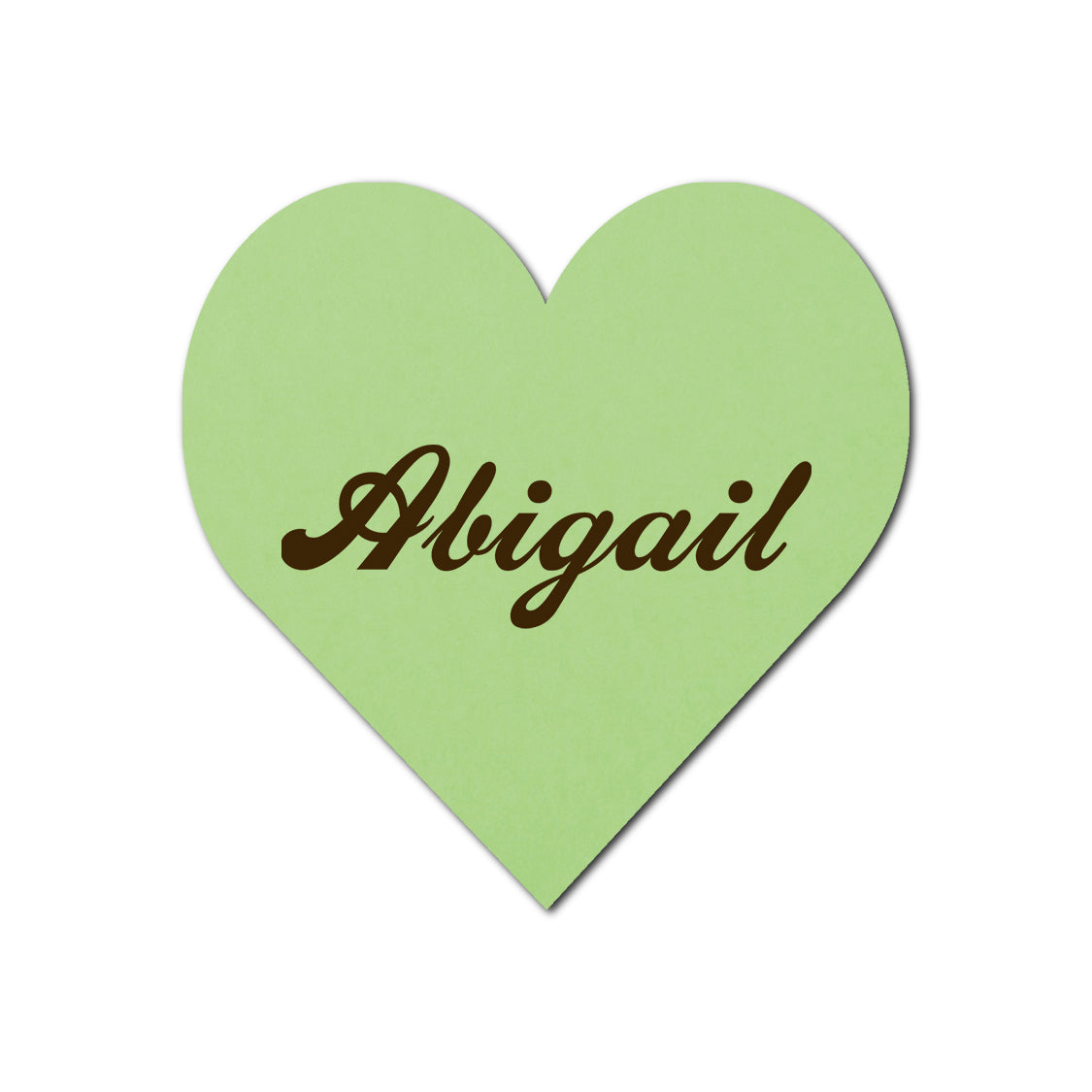 Individually Personalized Wedding Prints on Diecut Cardstock - Shape S95