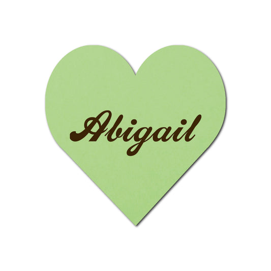 Individually Personalized Wedding Prints on Diecut Cardstock - Shape S95