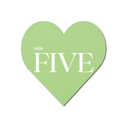 Individually Personalized Wedding Prints on Diecut Cardstock - Shape S95