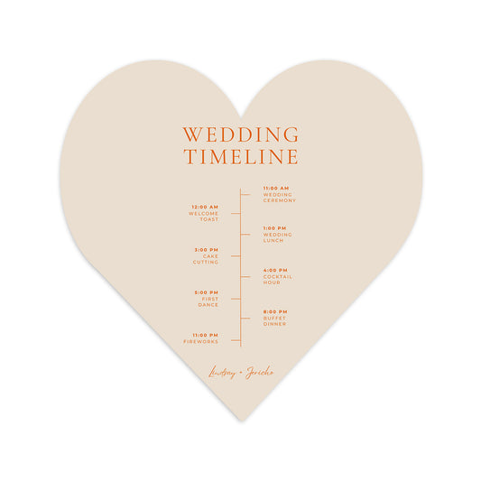 Personalized Wedding Cards | Fully Custom Print | Signature Shape SS95