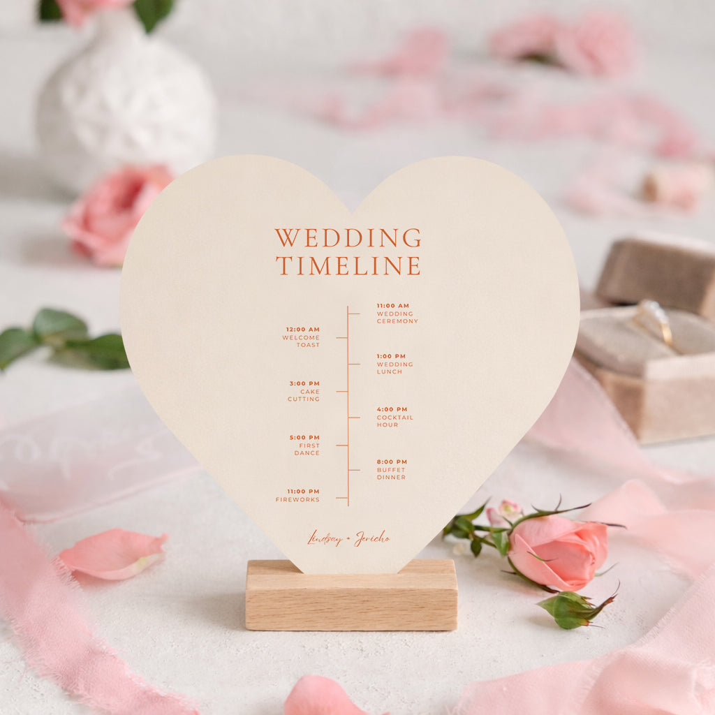 Personalized Wedding Cards | Fully Custom Print | Signature Shape SS95