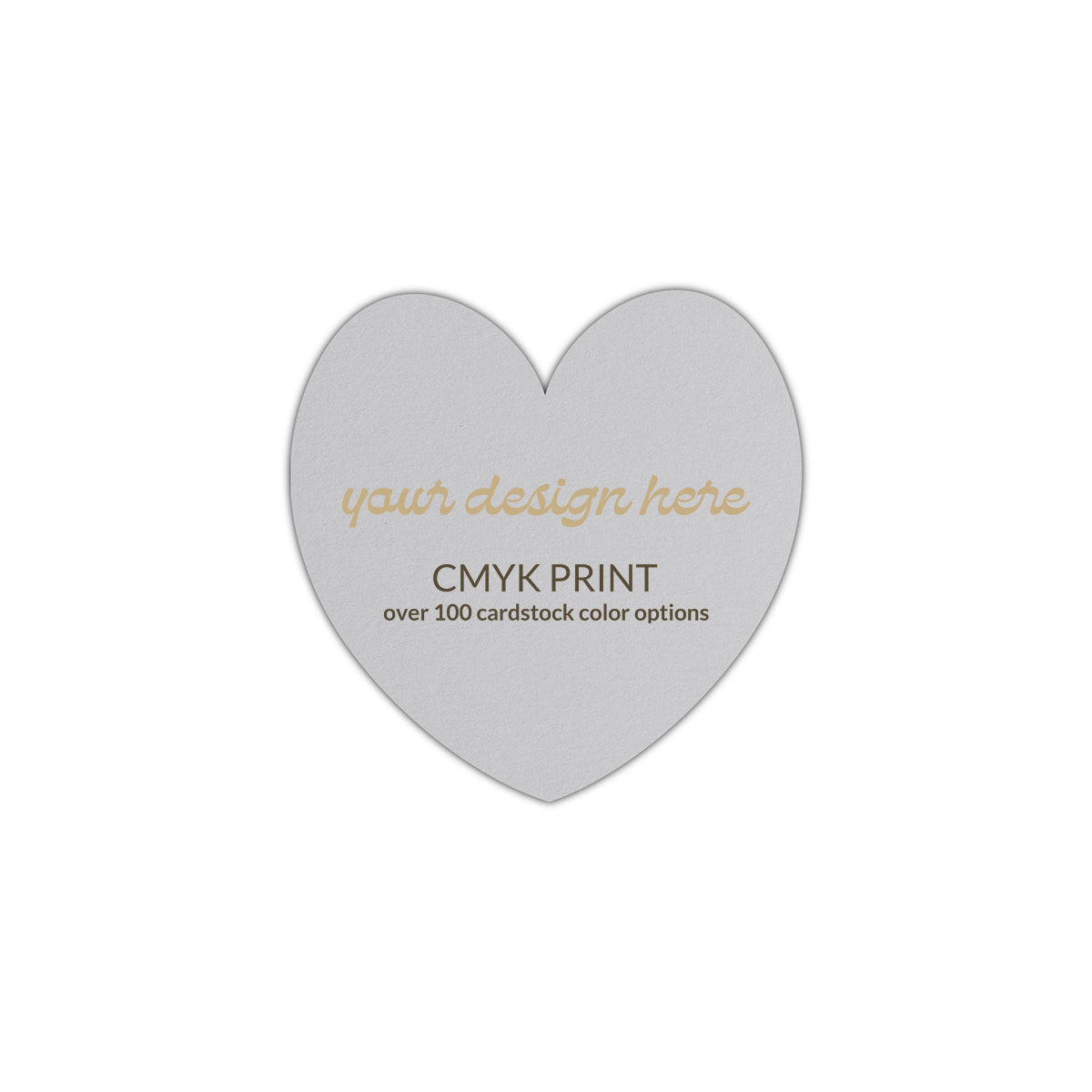 Shape S96 Diecut Card | CMYK Print | 7" x 7"