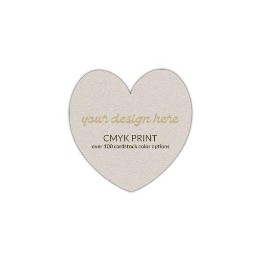 Shape S96 Diecut Card | CMYK Print | 2.5" x 2.5"