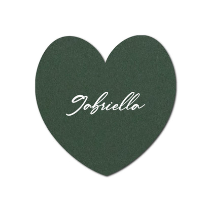 Individually Personalized Wedding Prints on Diecut Cardstock - Shape S96
