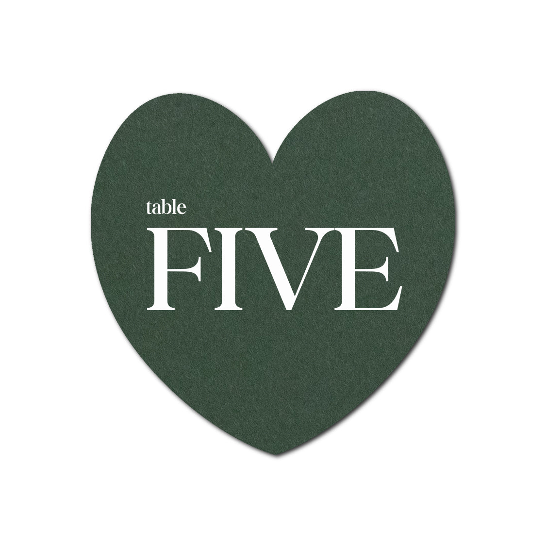 Individually Personalized Wedding Prints on Diecut Cardstock - Shape S96