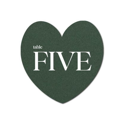 Individually Personalized Wedding Prints on Diecut Cardstock - Shape S96