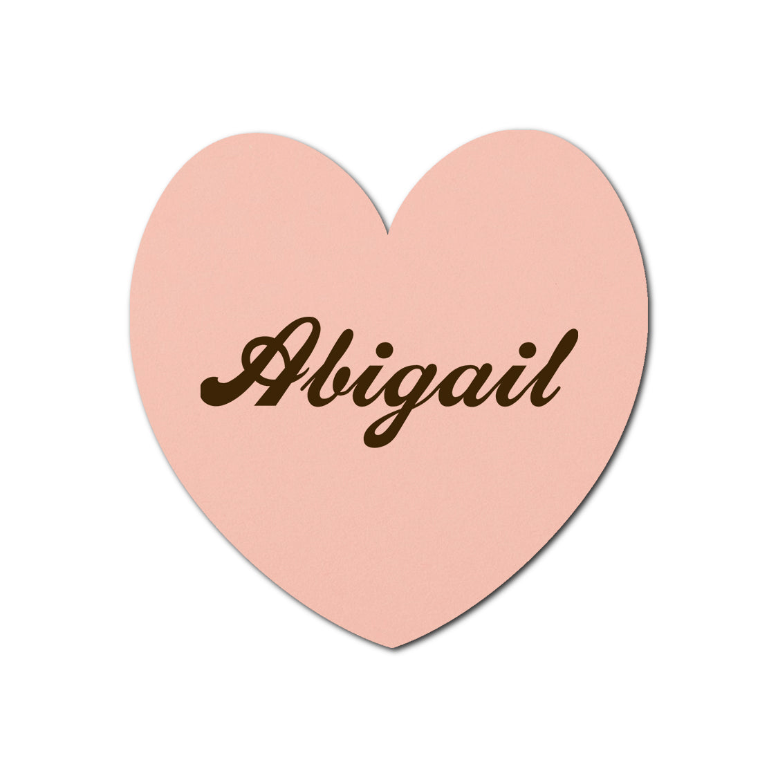 Individually Personalized Wedding Prints on Diecut Cardstock - Shape S96