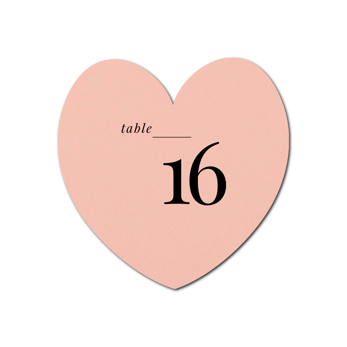 Individually Personalized Wedding Prints on Diecut Cardstock - Shape S96
