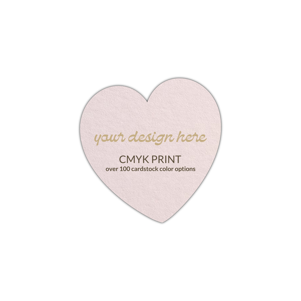 Shape S97 Diecut Card | CMYK Print | 6" x 6"
