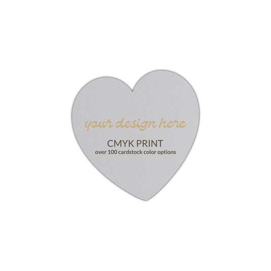 Shape S97 Diecut Card | CMYK Print | 2" x 2"