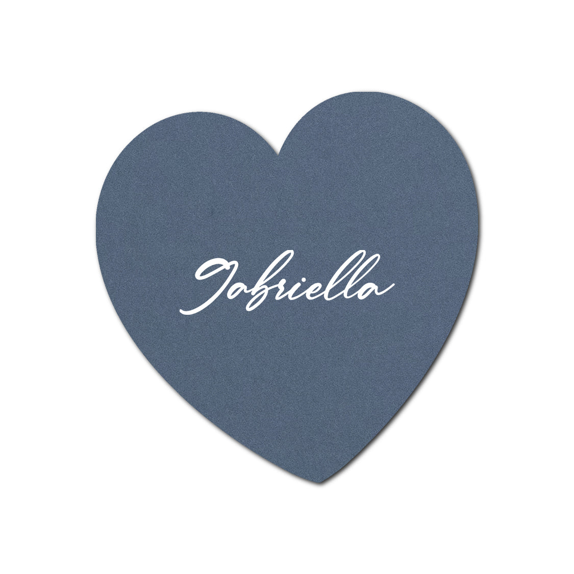 Individually Personalized Wedding Prints on Diecut Cardstock - Shape S97
