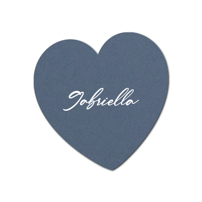 Individually Personalized Wedding Prints on Diecut Cardstock - Shape S97