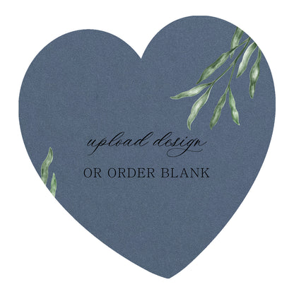 Custom Wedding Prints on Diecut Shaped Cardstock | Shape S97