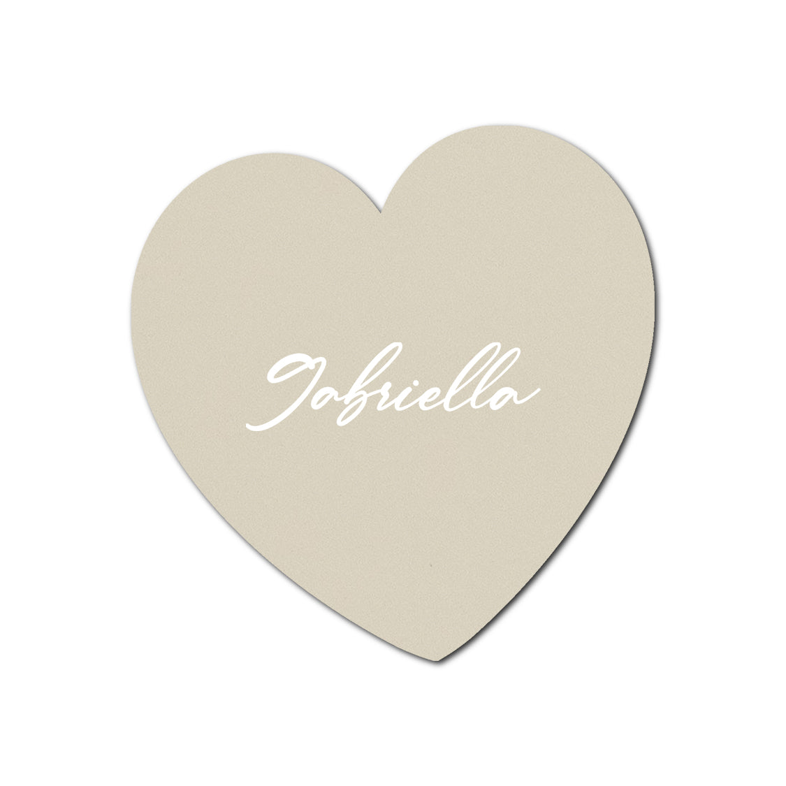 Individually Personalized Wedding Prints on Diecut Cardstock - Shape S97