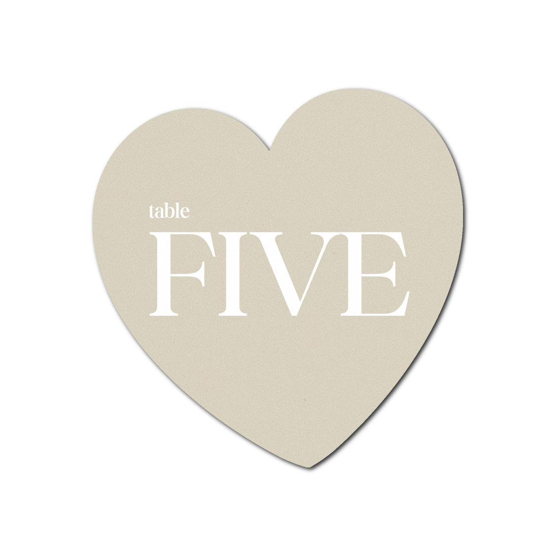 Individually Personalized Wedding Prints on Diecut Cardstock - Shape S97