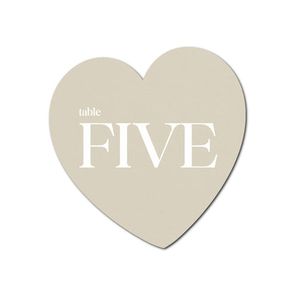 Individually Personalized Wedding Prints on Diecut Cardstock - Shape S97