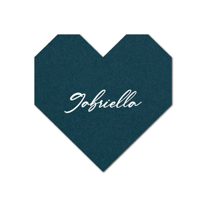 Individually Personalized Wedding Prints on Diecut Cardstock - Shape S98