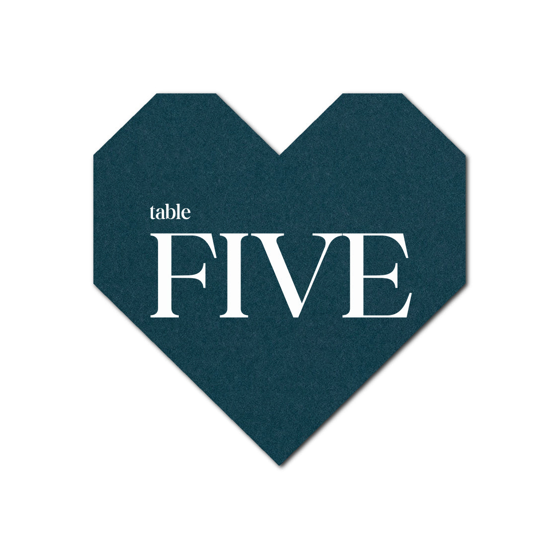 Individually Personalized Wedding Prints on Diecut Cardstock - Shape S98