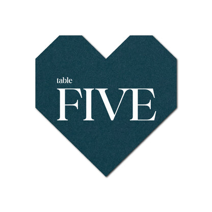 Individually Personalized Wedding Prints on Diecut Cardstock - Shape S98