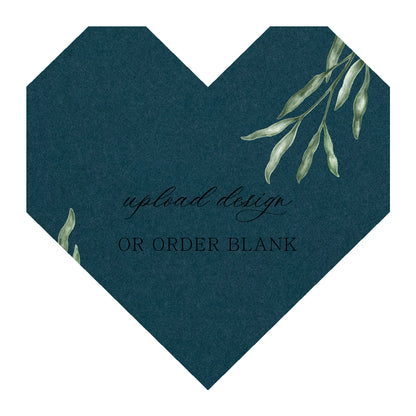 Custom Wedding Prints on Diecut Shaped Cardstock | Shape S98