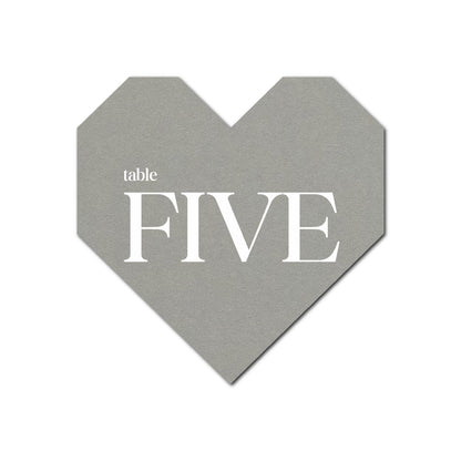 Individually Personalized Wedding Prints on Diecut Cardstock - Shape S98