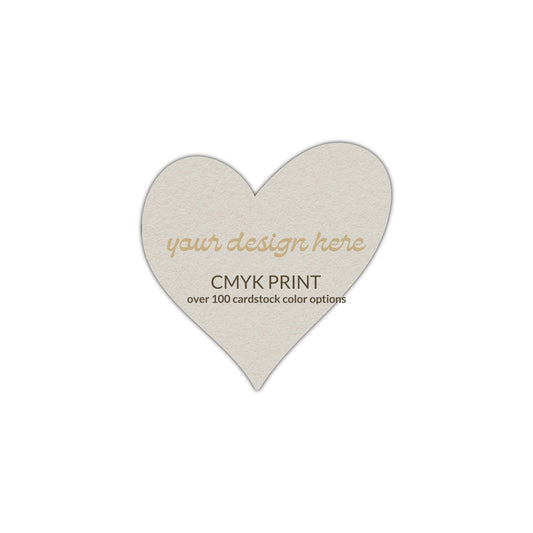 Shape S99 Diecut Card | CMYK Print | 2.5" x 2.5"