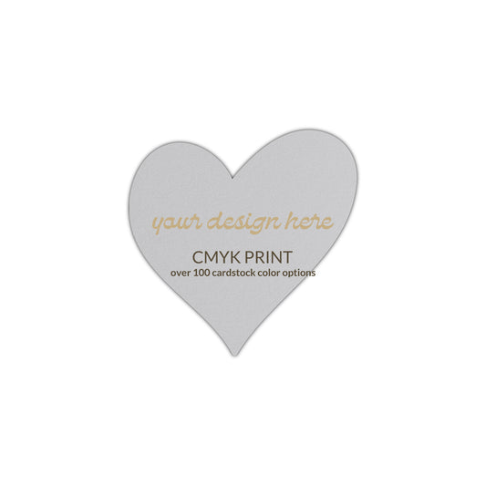 Shape S99 Diecut Card | CMYK Print | 2" x 2"