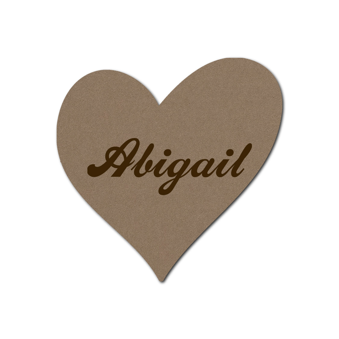 Individually Personalized Wedding Prints on Diecut Cardstock - Shape S99