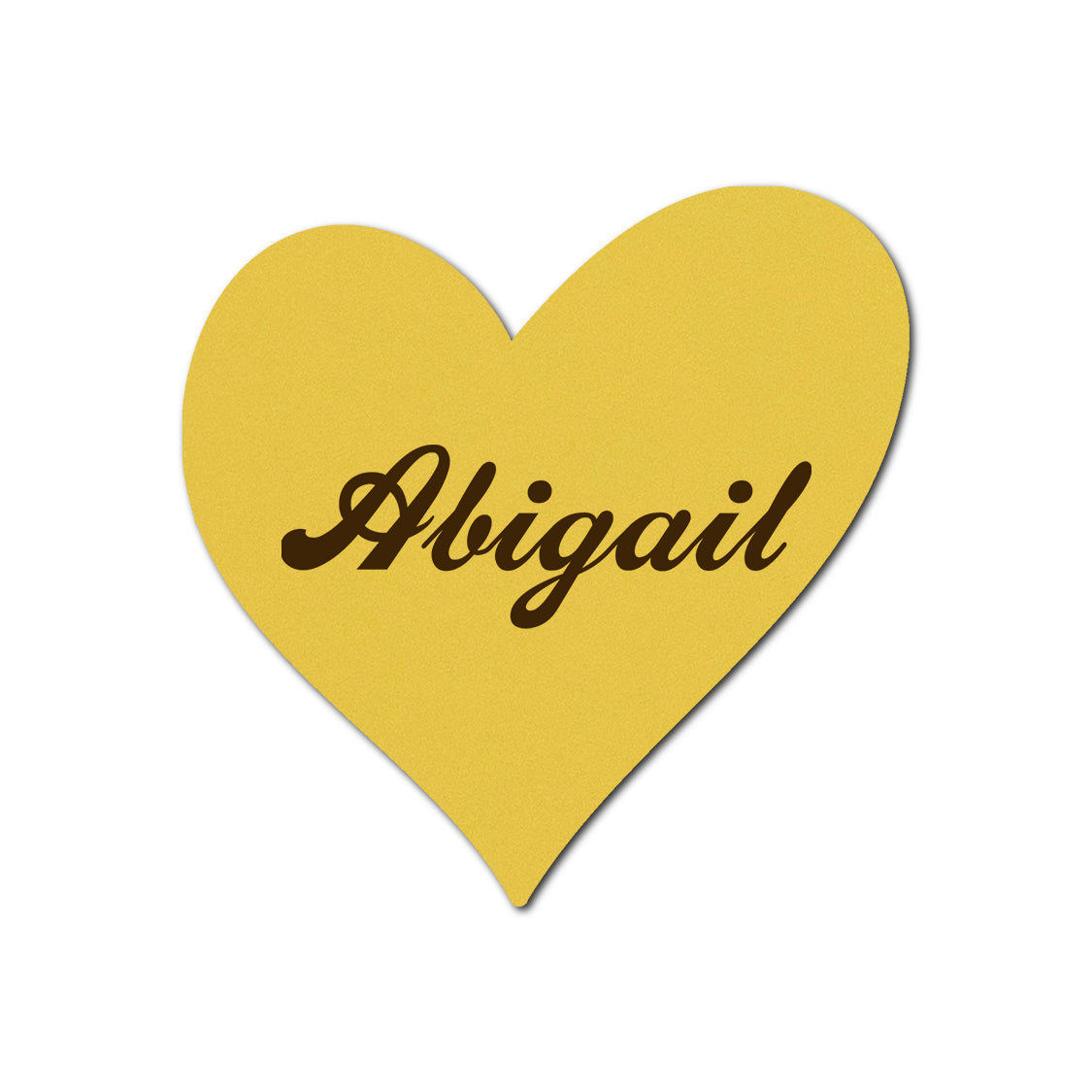 Individually Personalized Wedding Prints on Diecut Cardstock - Shape S99