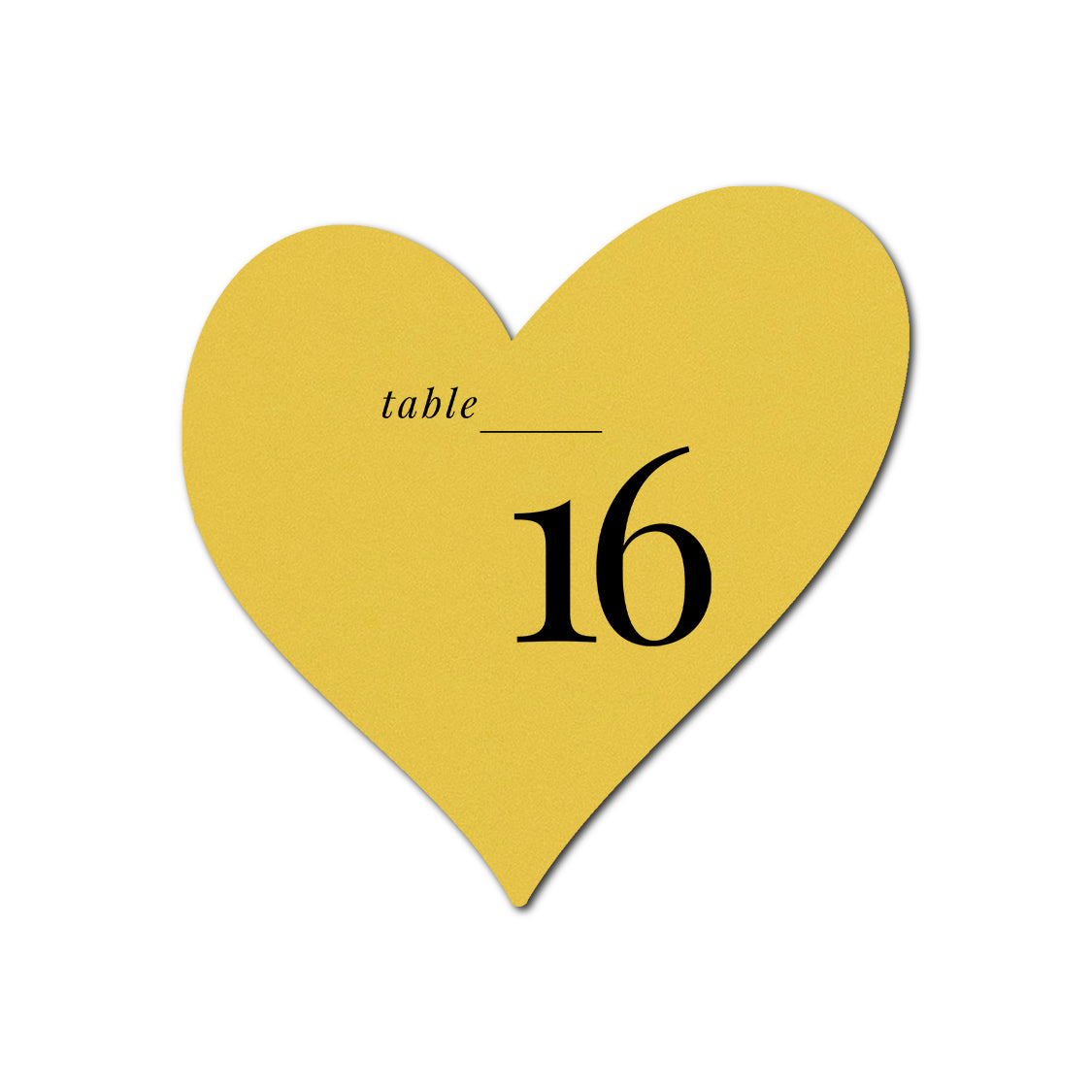 Individually Personalized Wedding Prints on Diecut Cardstock - Shape S99